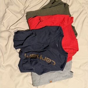 Four Carhartt Loose Fit Long Sleeves